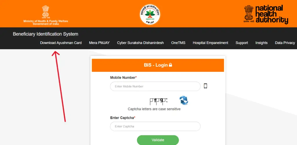 Ayushman Card Download through Pmjay Portal
